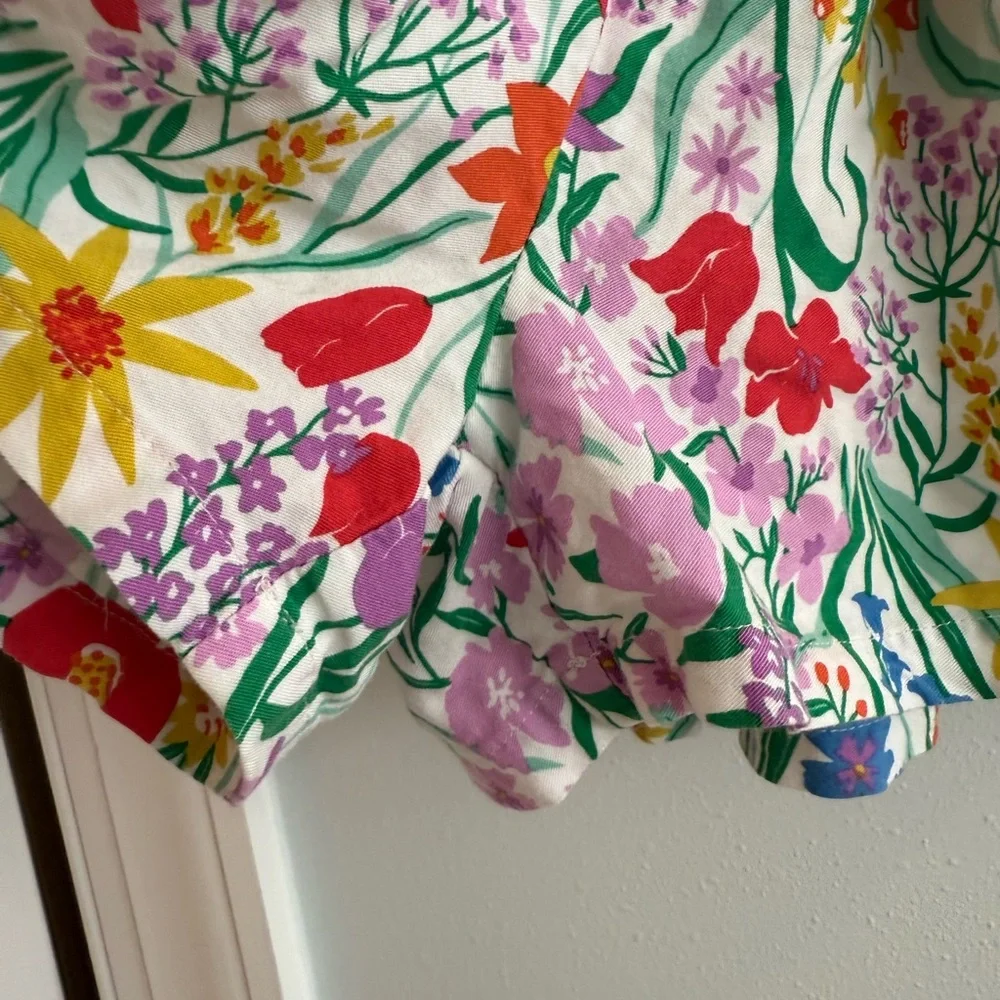 Boden Floral Kids Top (6/7) and Culottes (7/8) - Picture 6 of 8